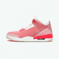 Perfect Kicks Jordan 3 Retro Rust Pink (W) Sail/Rust Pink-White-Crimson